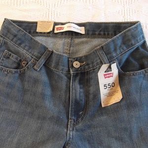 NWT Levi Strauss 550 Relaxed Boy Blue Jeans 28 x 2